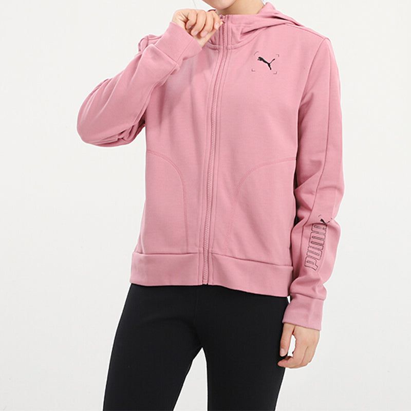 (WMNS) Puma Nu-Tility Full-Zip Jacket 'Pink Black' 585252-16 sold by KicksCrew product image thumbnail 3