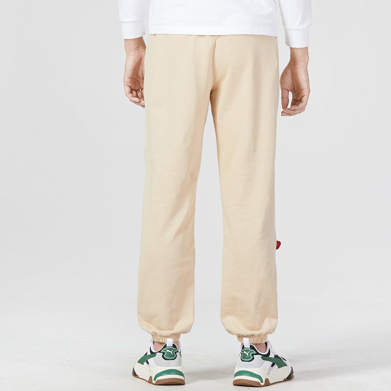 PUMA Team Badge Sweatpants 'Beige' 677378-67 sold by KicksCrew product image thumbnail 4