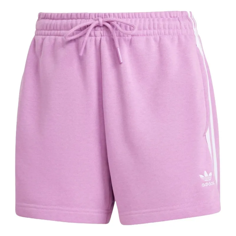 (WMNS) adidas 3-Stripes French Terry Shorts 'Purple' IY2155 sold by KicksCrew