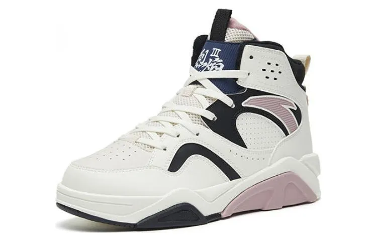 (WMNS) ANTA Flame 3 High 'White Black Mauve' 122248982-2 sold by KicksCrew product image thumbnail 3