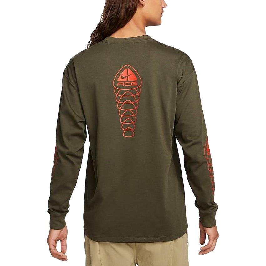 Nike ACG Long Sleeve Tee Lungs 'Khaki' DX9454-325 sold by KicksCrew product image thumbnail 3