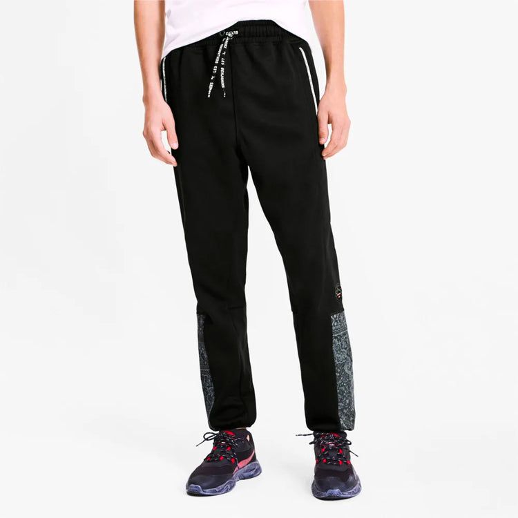 Puma x Les Benjamins Track Pants 'Black White' 595468-01 sold by KicksCrew product image thumbnail 4
