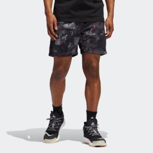 adidas Dame DOLLA Shorts 'Multicolor' HE6373 sold by KicksCrew