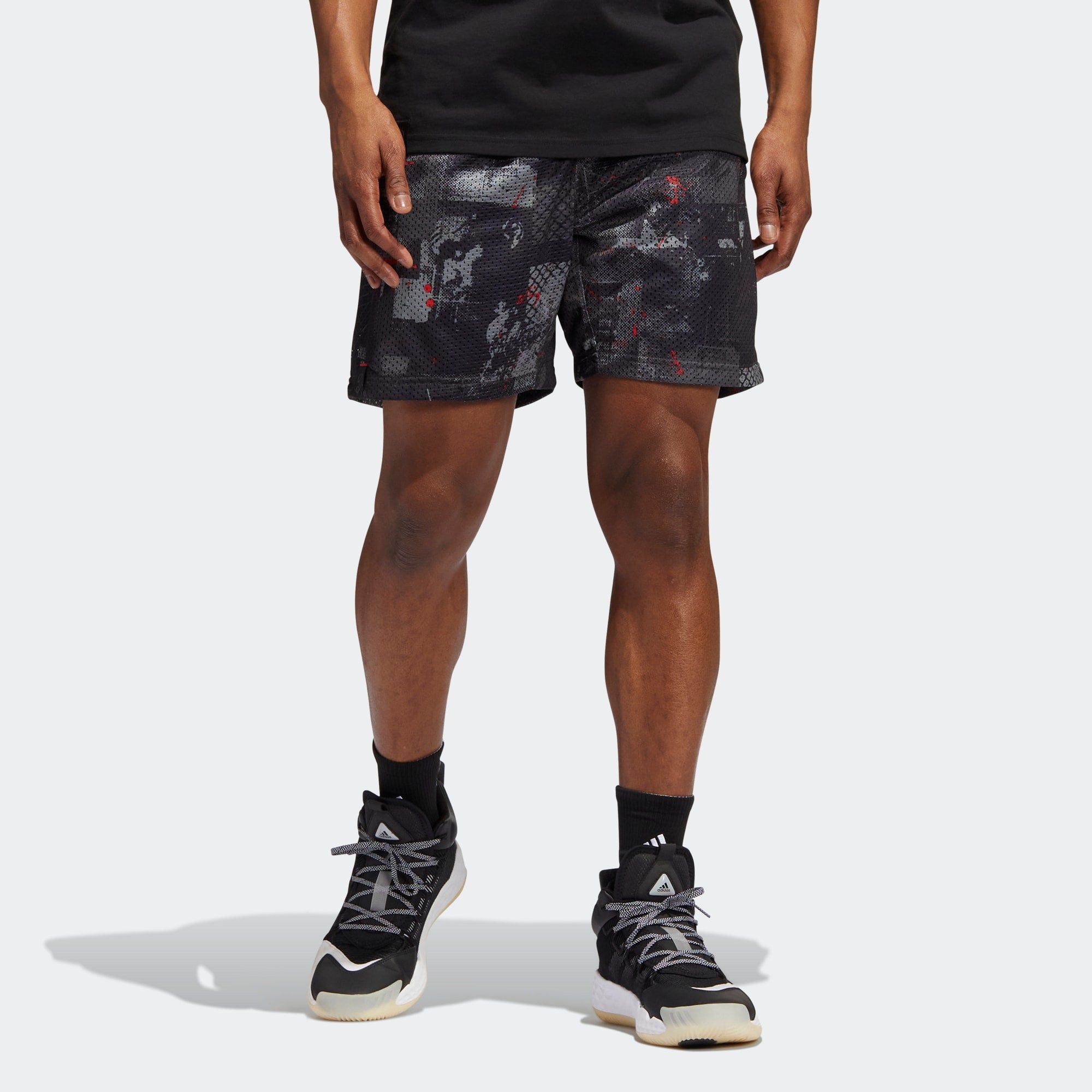 adidas Dame DOLLA Shorts 'Multicolor' HE6373 sold by KicksCrew product image thumbnail 3