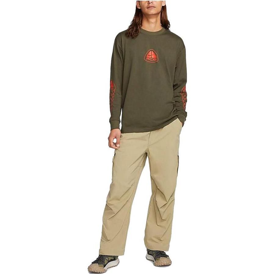 Nike ACG Long Sleeve Tee Lungs 'Khaki' DX9454-325 sold by KicksCrew product image thumbnail 2
