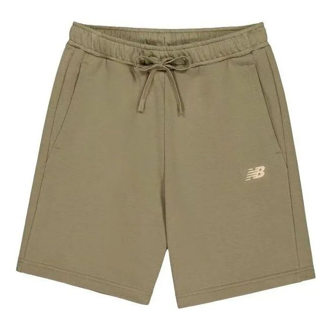 New Balance NB Logo Cotton Short 'Covert Green' AMS41365-CGN sold by KicksCrew