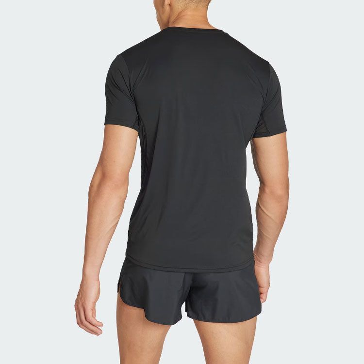 Adidas Adizero Essentials Running T-Shirt 'Black' IN1156 sold by KicksCrew product image thumbnail 3