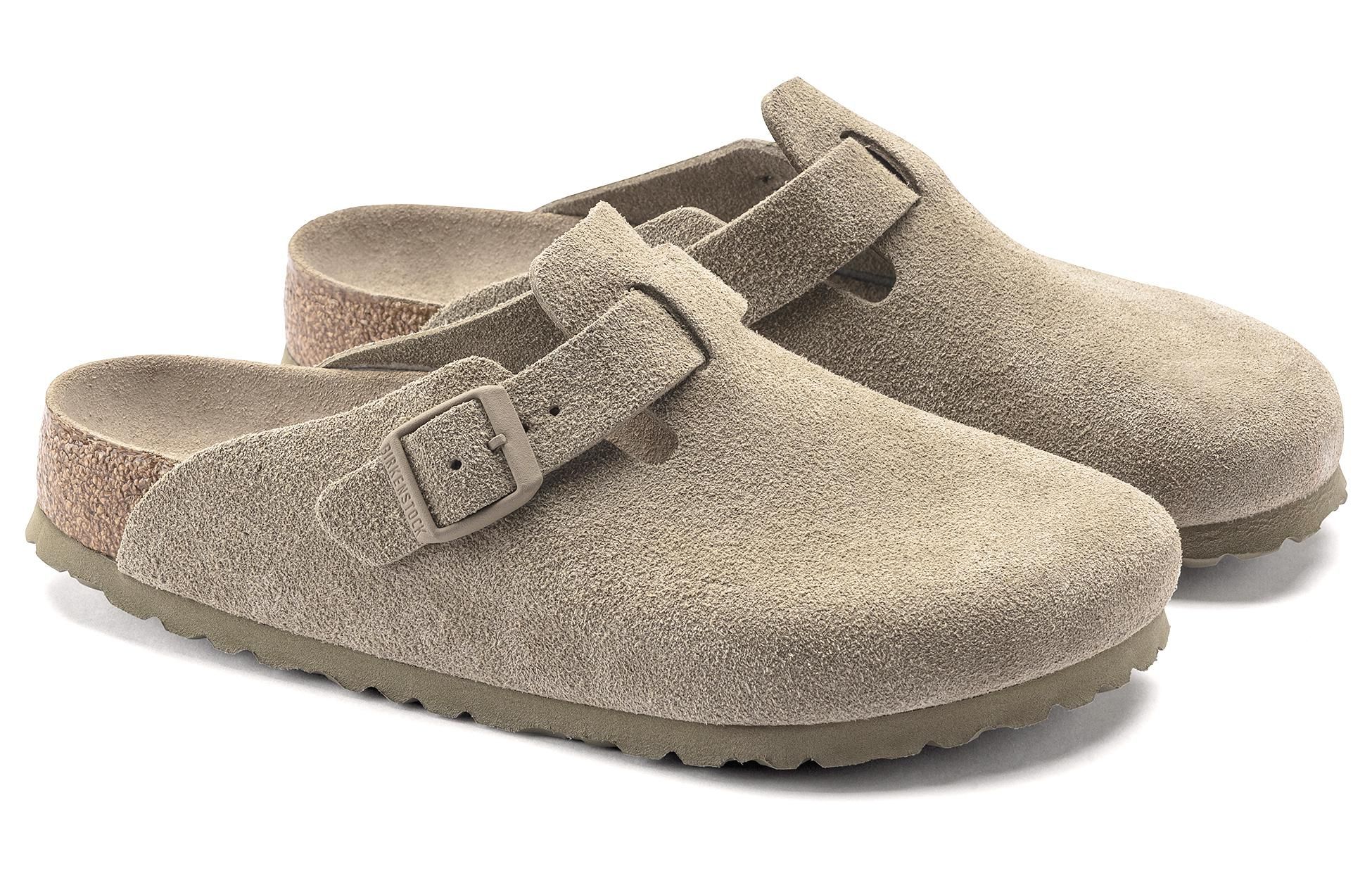 Birkenstock Boston Soft Footbed Narrow 'Suede Faded Khaki' 1019108 sold by KicksCrew product image thumbnail 3