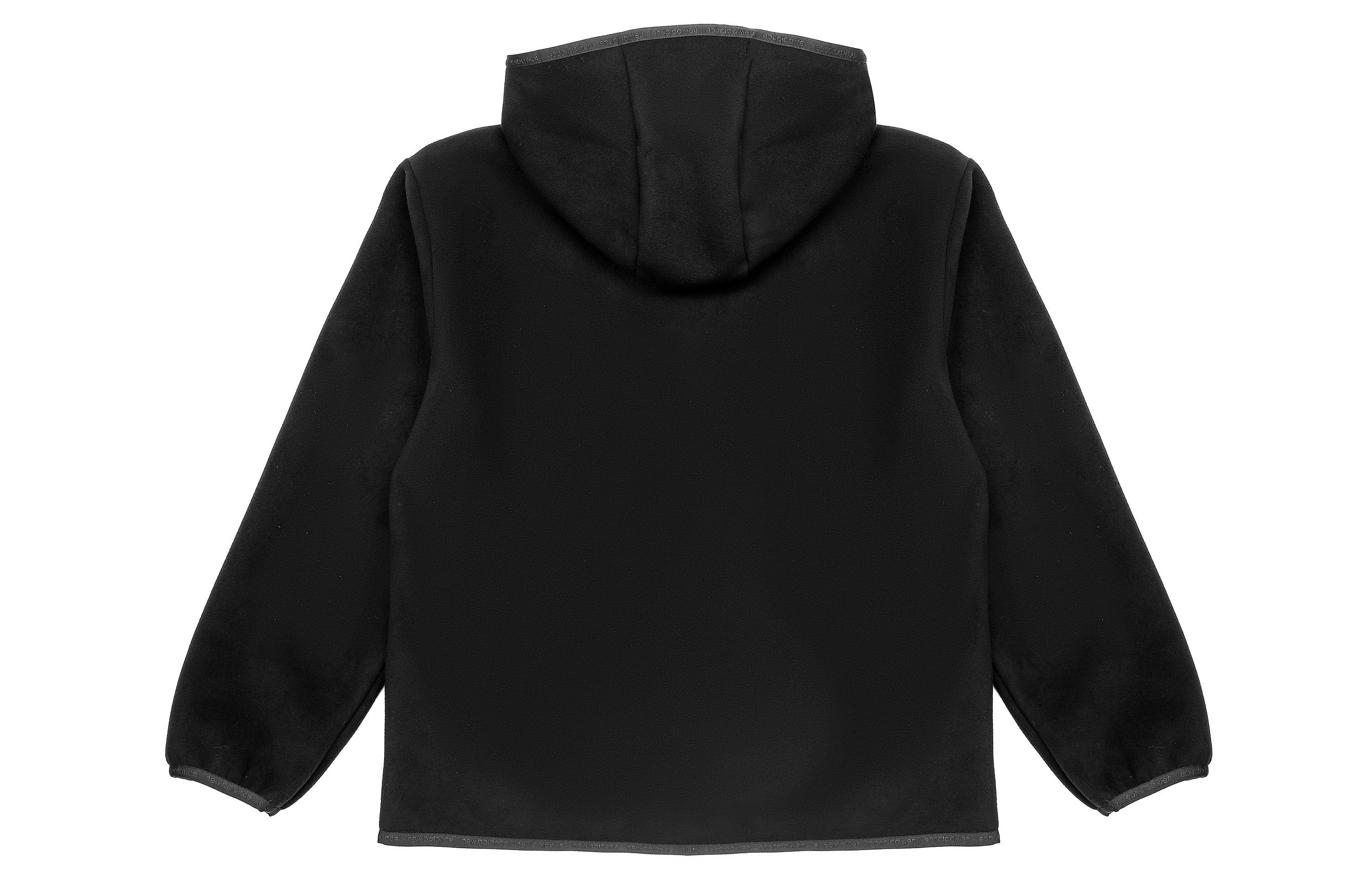 New Balance Alphabet Splicing Contrasting Colors Hooded Jacket 'Black' AMJ13382-BK sold by KicksCrew product image thumbnail 2