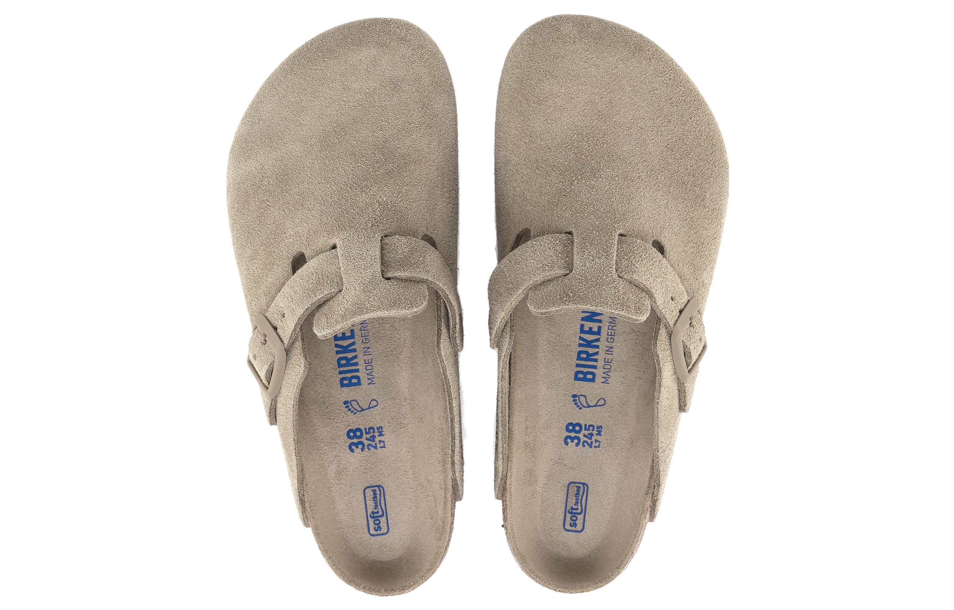 Birkenstock Boston Soft Footbed Narrow 'Suede Faded Khaki' 1019108 sold by KicksCrew product image thumbnail 4