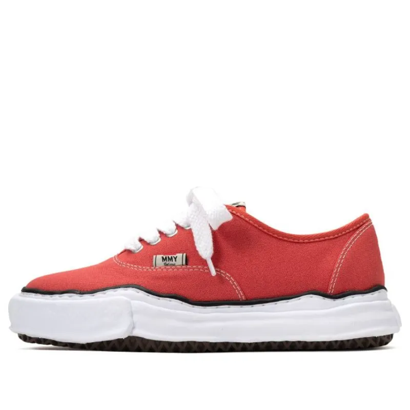 Maison MIHARA YASUHIRO BAKER OG Sole Canvas Low-top Sneaker 'Orange' A02FW704-ORG sold by KicksCrew