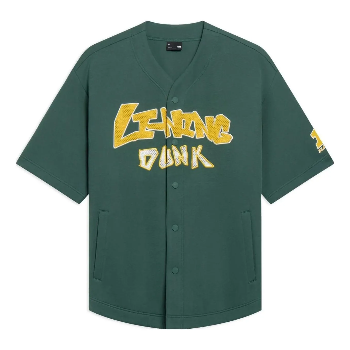 Li-Ning Hoops Graphic Loose Fit Shirt 'Green' AWDT547-2 sold by KicksCrew