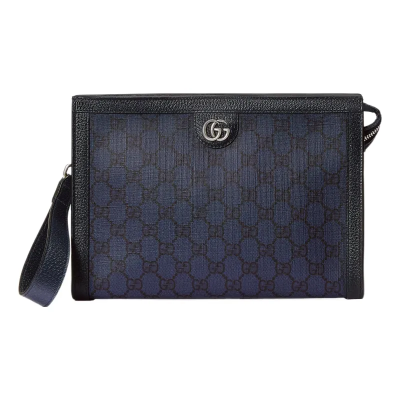 Gucci Ophidia GG Supreme Canvas Pouch 'Dark Blue' 760243-UULBN-4055 sold by KicksCrew