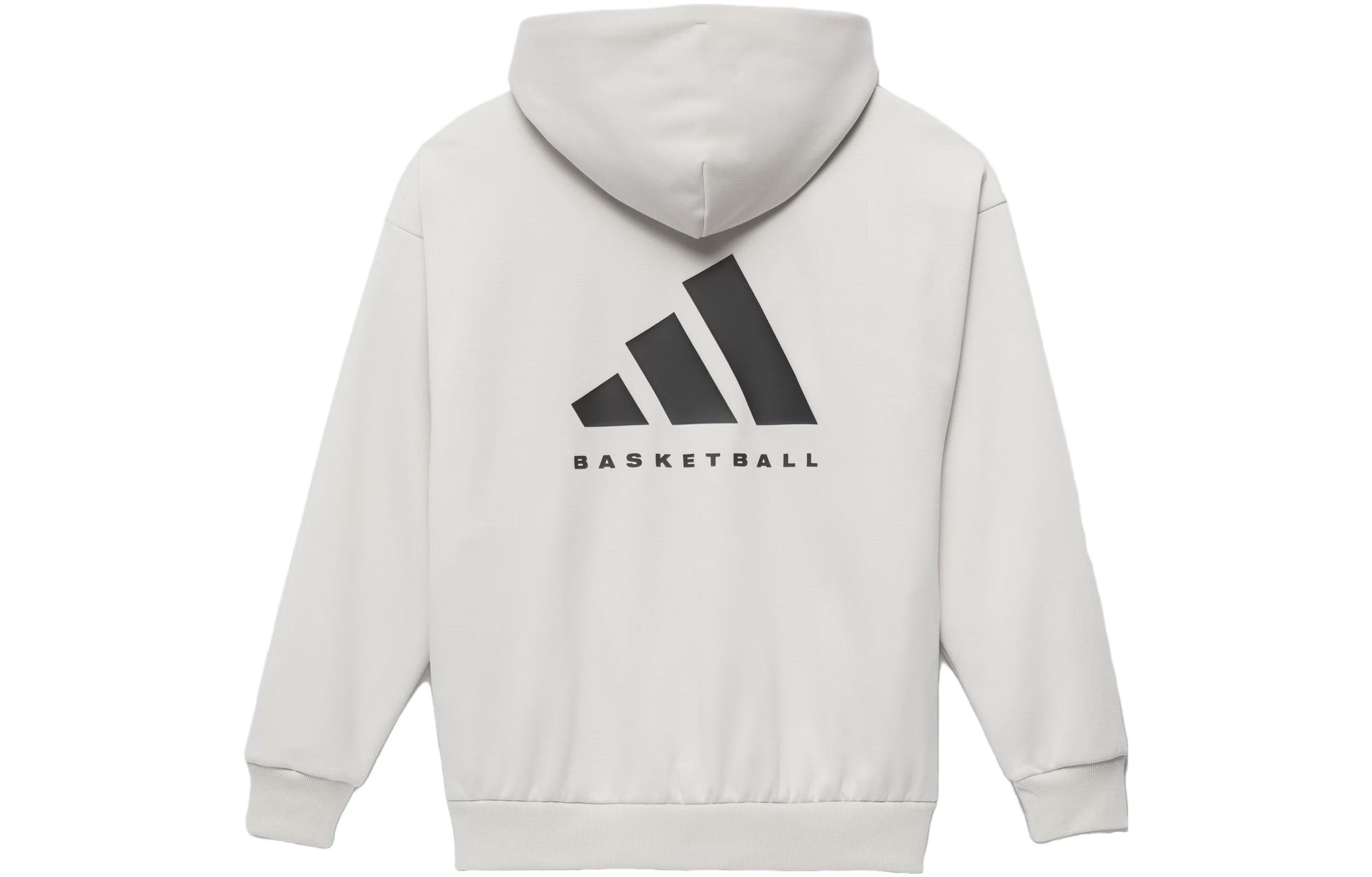 adidas Basketball Hoodie 'Grey' IN4241 sold by KicksCrew product image thumbnail 2
