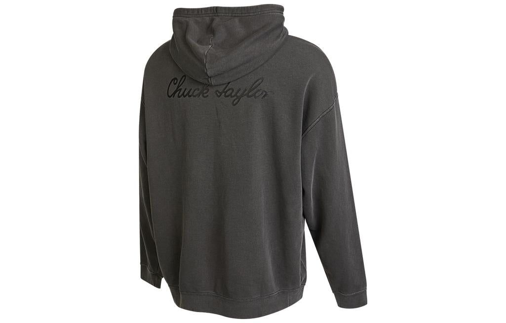 Converse Go-To Chuck Taylor Sneaker Patch Loose Fit Hoodie 'Black' 10024025-A01 sold by KicksCrew product image thumbnail 2