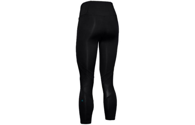 (WMNS) Under Armour UA Rush Crop Pants 'Black' 1357266-001 sold by KicksCrew product image thumbnail 2