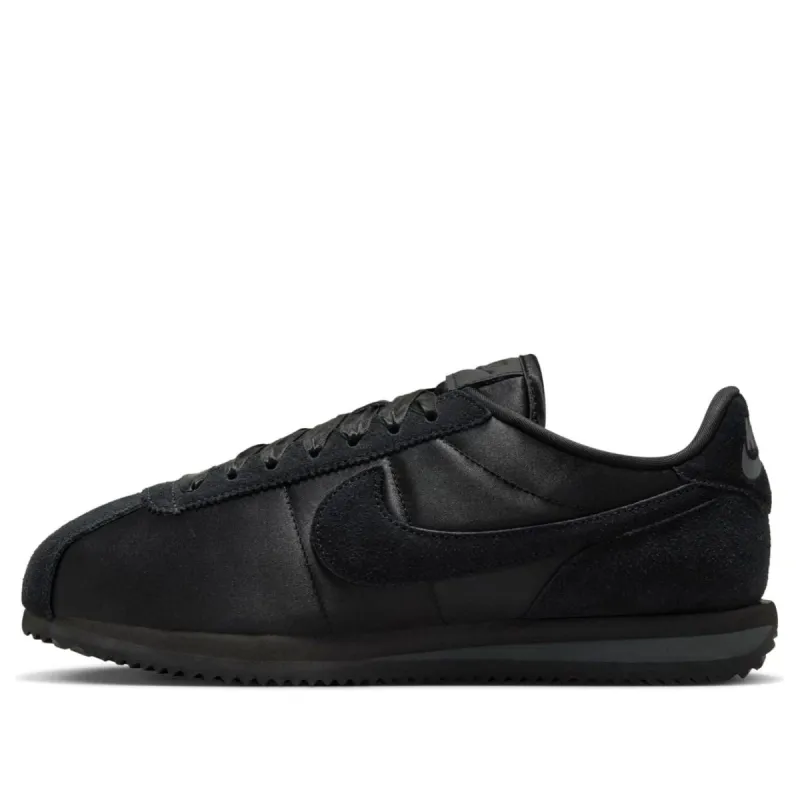 (WMNS) Nike Cortez Textile Satin 'Triple Black' FV5420-002 sold by KicksCrew
