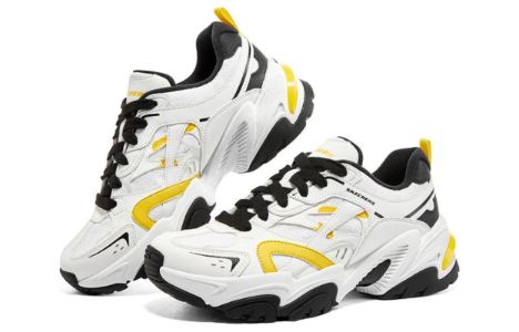 (WMNS) Skechers Sport Stamina V2 Shoes 'White Black Yellow' 896154-WYL sold by KicksCrew