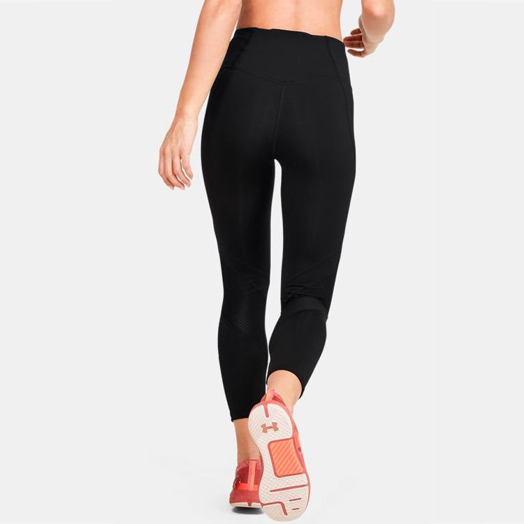 (WMNS) Under Armour UA Rush Crop Pants 'Black' 1357266-001 sold by KicksCrew product image thumbnail 4