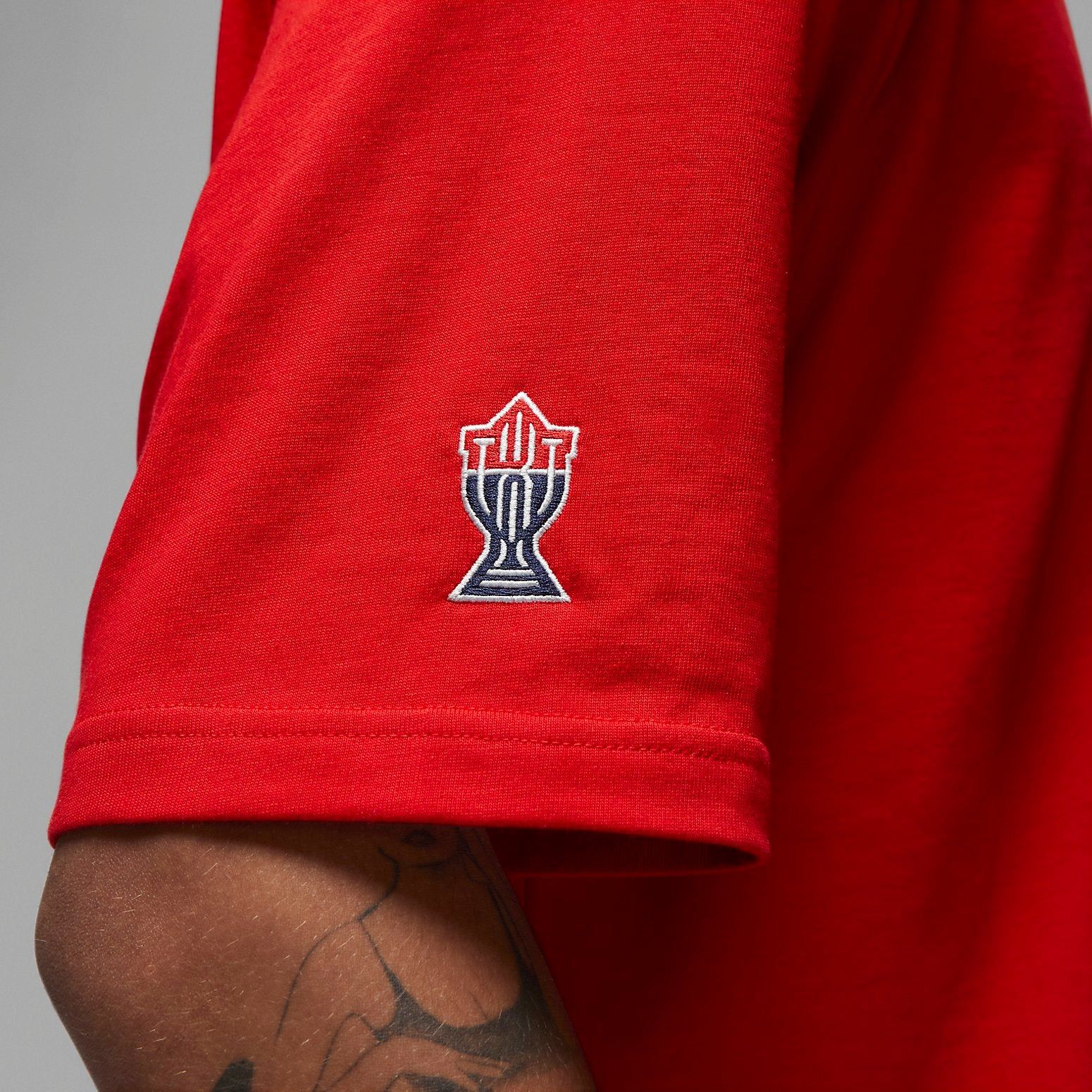 Air Jordan Graphic T-Shirt 'Red' DR2951-657 sold by KicksCrew product image thumbnail 4