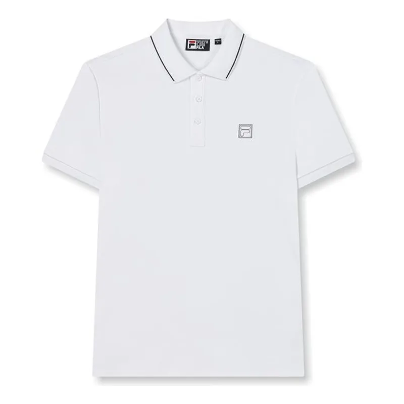 FILA Heritage Collection Polo Shirt 'White' F11M428119FWT sold by KicksCrew