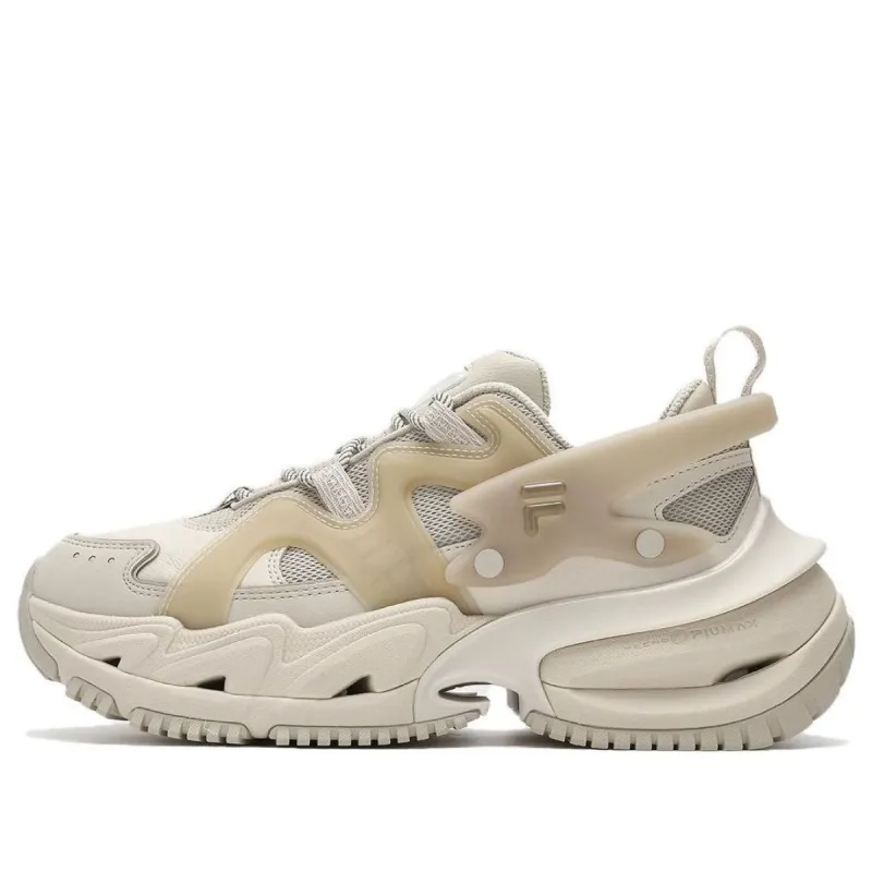 (WMNS) FILA FUSION ARMOUR Sneakers 'Beige White' T12W341107FOB sold by KicksCrew