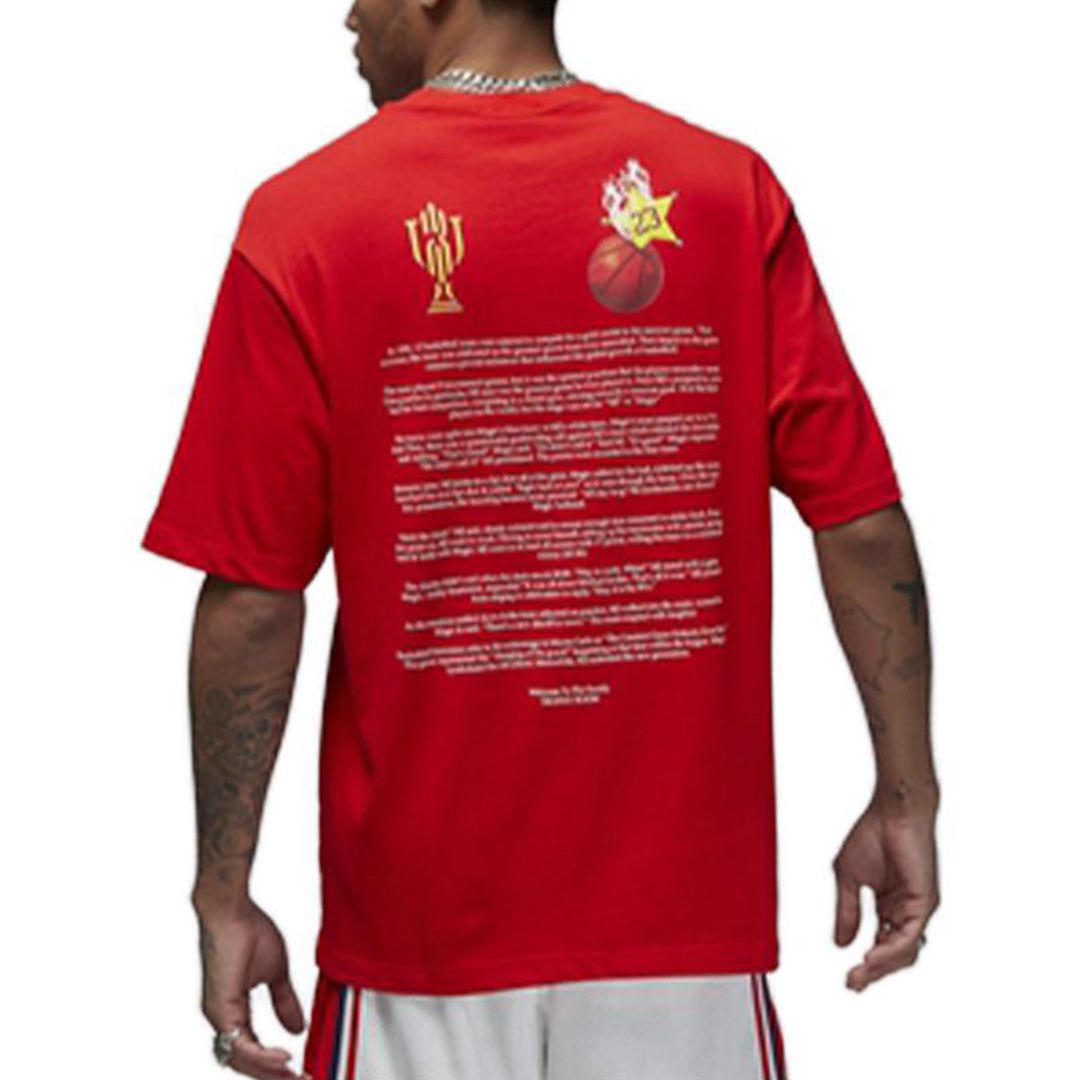 Air Jordan Graphic T-Shirt 'Red' DR2951-657 sold by KicksCrew product image thumbnail 2