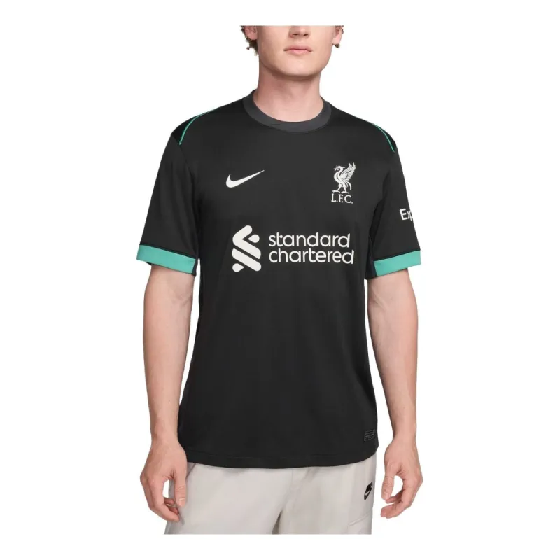 Nike Dri-FIT Liverpool FC 2024/25 Stadium Away Jersey 'Black Teal' FN8780-322 sold by KicksCrew