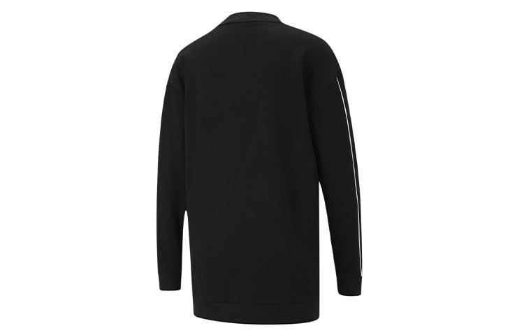 (WMNS) Puma Style Cat High Neck Crew Sweatshirt 'Black White' 587248-01 sold by KicksCrew product image thumbnail 2