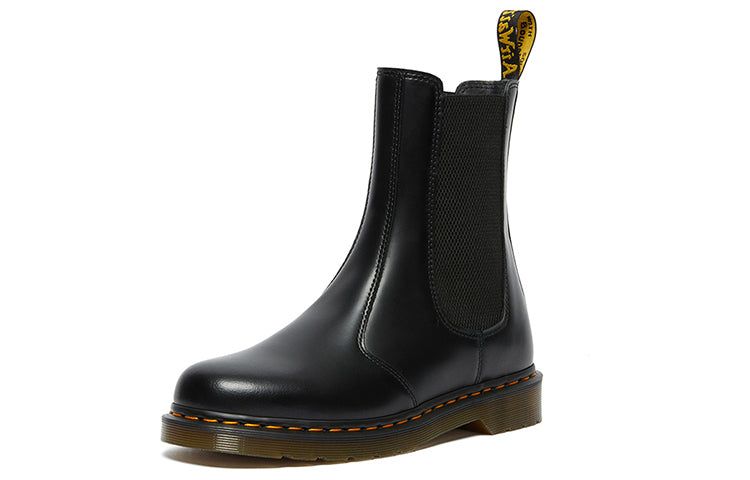 (WMNS) Dr. Martens 2976 Hi Smooth Leather Chelsea Boots 'Black' 26964001 sold by KicksCrew product image thumbnail 2
