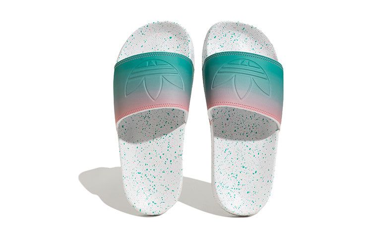 (GS) Adidas Originals Adilette Lite Slides 'Pink White Teal' GX2104 sold by KicksCrew product image thumbnail 5
