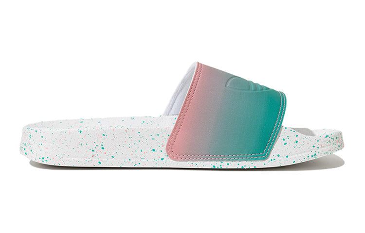 (GS) Adidas Originals Adilette Lite Slides 'Pink White Teal' GX2104 sold by KicksCrew product image thumbnail 2