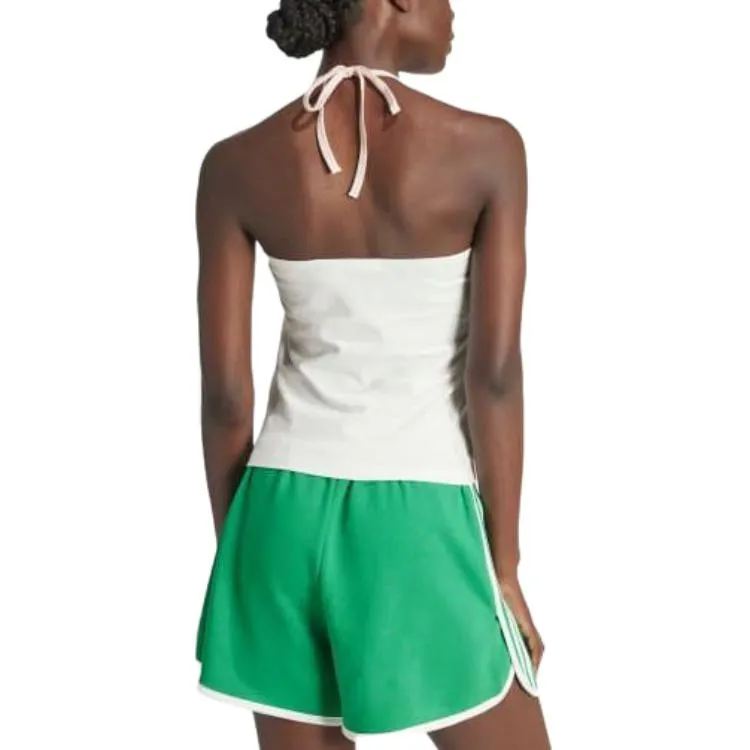 (WMNS) adidas Fashion Graphics Floral Halter Neck Top 'White' IS2424 sold by KicksCrew product image thumbnail 4