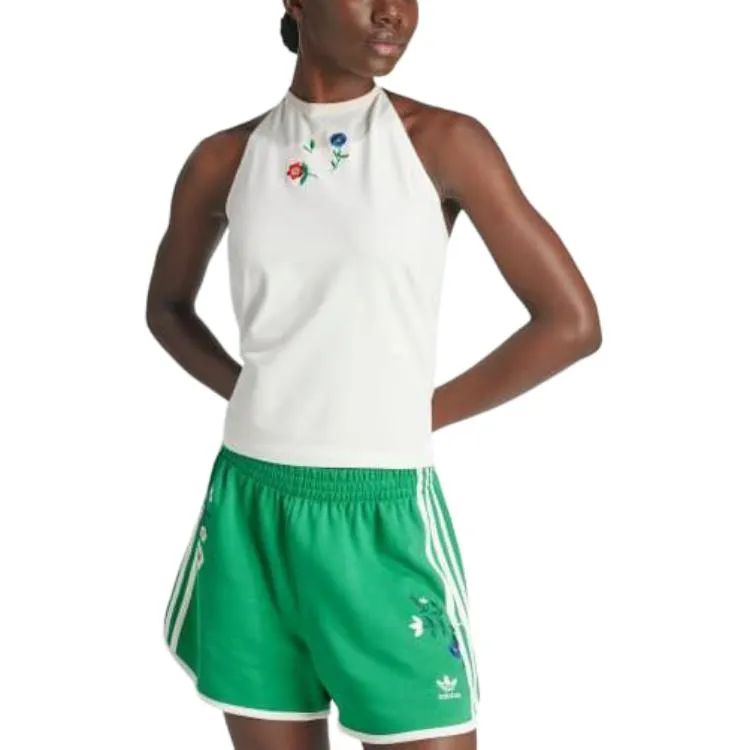 (WMNS) adidas Fashion Graphics Floral Halter Neck Top 'White' IS2424 sold by KicksCrew product image thumbnail 3