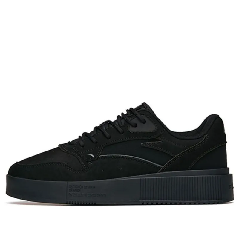 ANTA Lifestyle Skate Shoes 'Black' 112148073-1 sold by KicksCrew