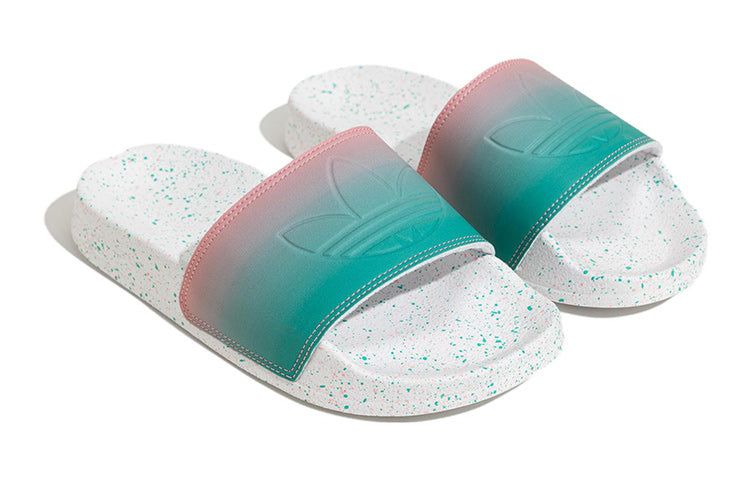 (GS) Adidas Originals Adilette Lite Slides 'Pink White Teal' GX2104 sold by KicksCrew product image thumbnail 3