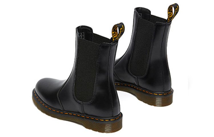 (WMNS) Dr. Martens 2976 Hi Smooth Leather Chelsea Boots 'Black' 26964001 sold by KicksCrew product image thumbnail 5