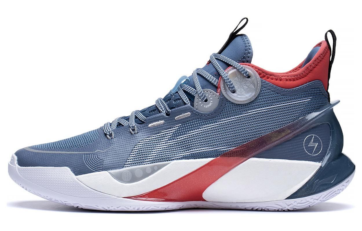 Li-Ning Sonic 10 Ultra Mid 'Navy White' ABAS145-7 sold by KicksCrew product image thumbnail 2
