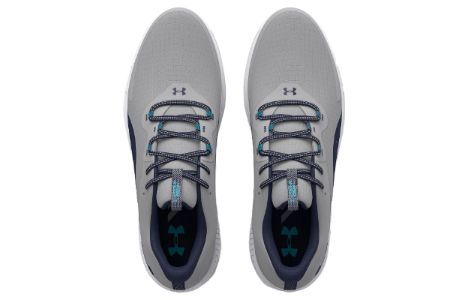 Under Armour Charged Draw 2 Spikeless Golf 'Grey Midnight Navy' 3026399-101 sold by KicksCrew