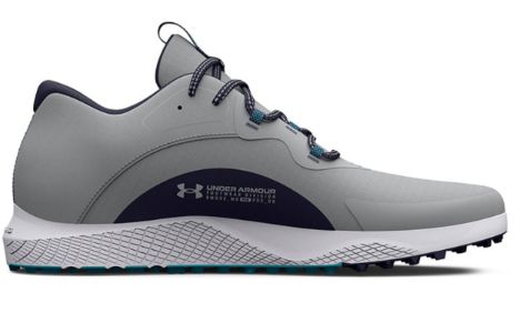 Under Armour Charged Draw 2 Spikeless Golf 'Grey Midnight Navy' 3026399-101 sold by KicksCrew
