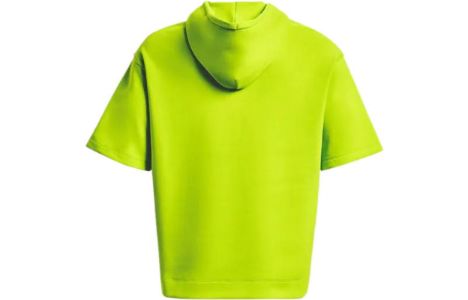 Under Armour Summit Knit Short Sleeve Hoodie 'Neon Green' 1378894-324 sold by KicksCrew