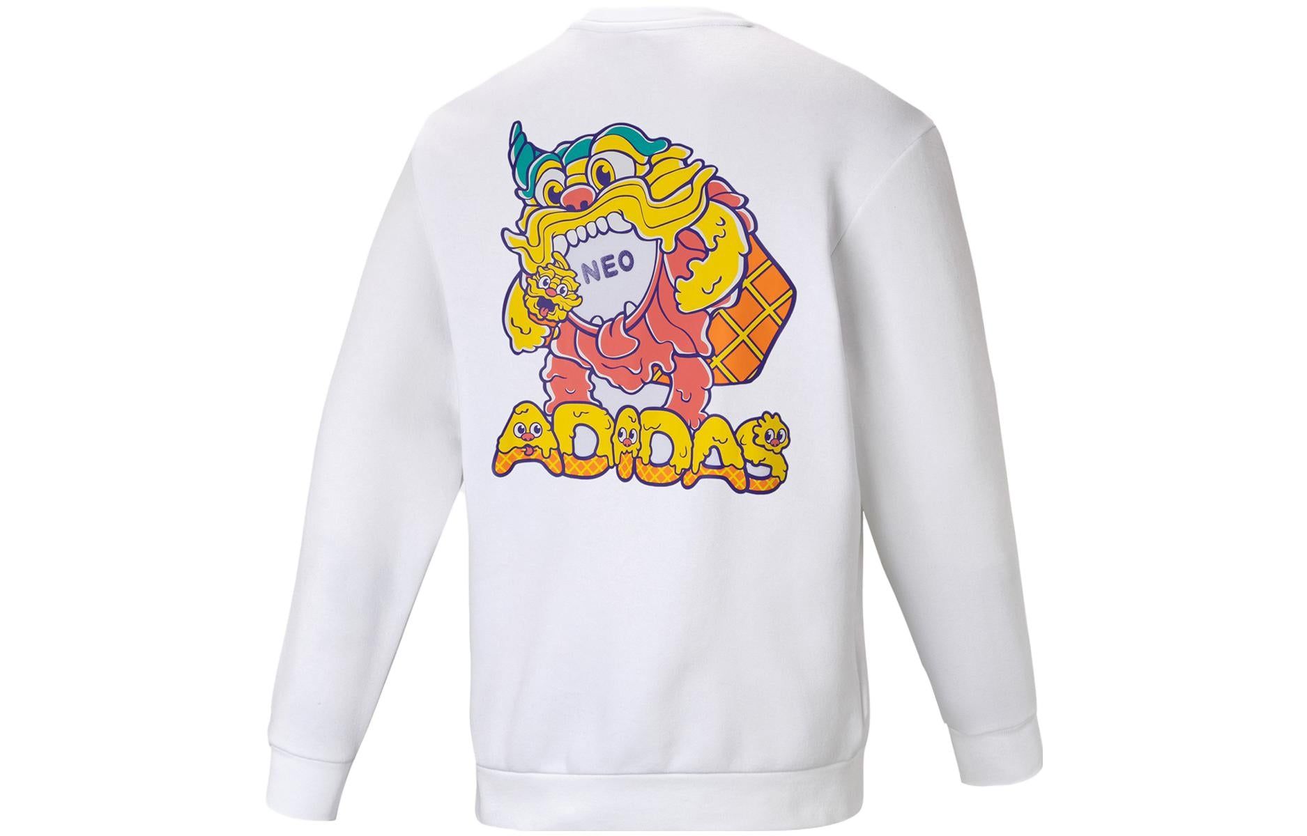 adidas Neo Graphic Sweaters 'White' IC9247 sold by KicksCrew product image thumbnail 2