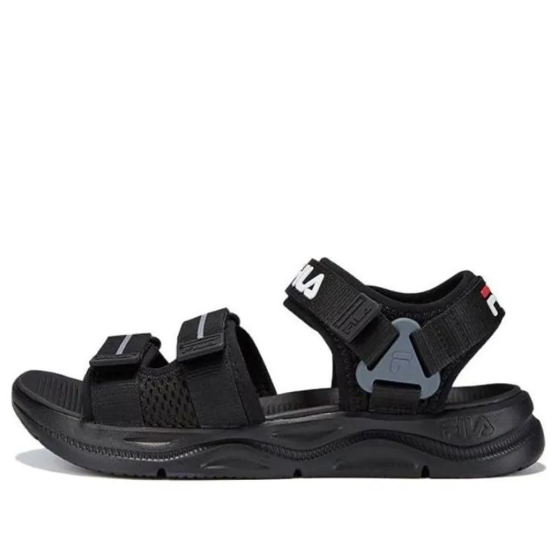 (GS) FILA Lifestyle Casual Sandals 'Black' K15B122801QBK sold by KicksCrew