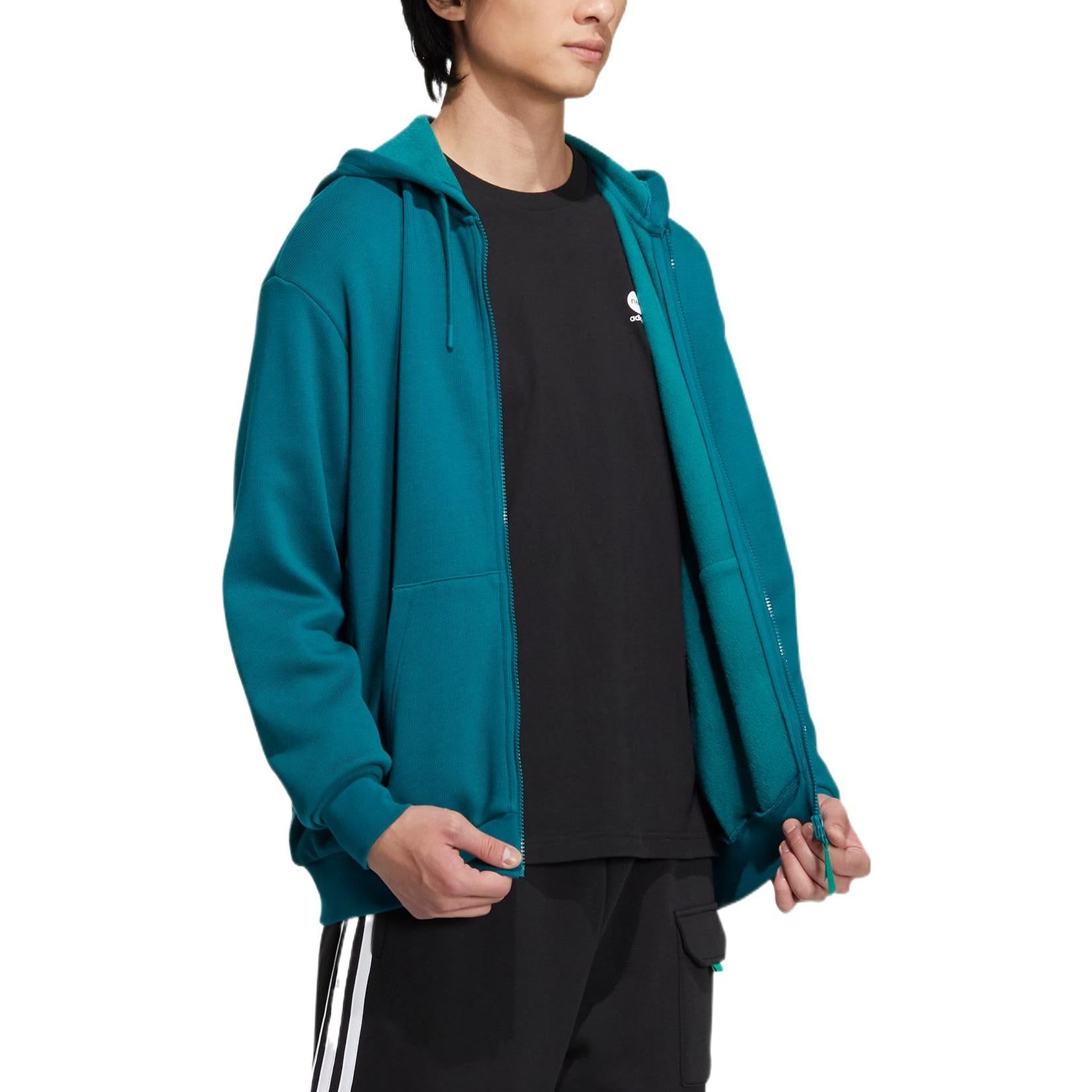 Adidas Vbe Hoodies 4 'Teal' HN4736 sold by KicksCrew product image thumbnail 4