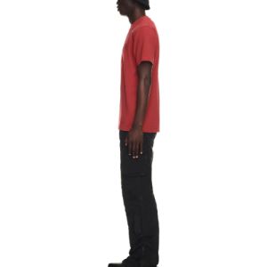 Off-White Give Me Space Cotton T-shirt 'Dark Brick-red Shade' OMAA027F23JER0012928 sold by KicksCrew