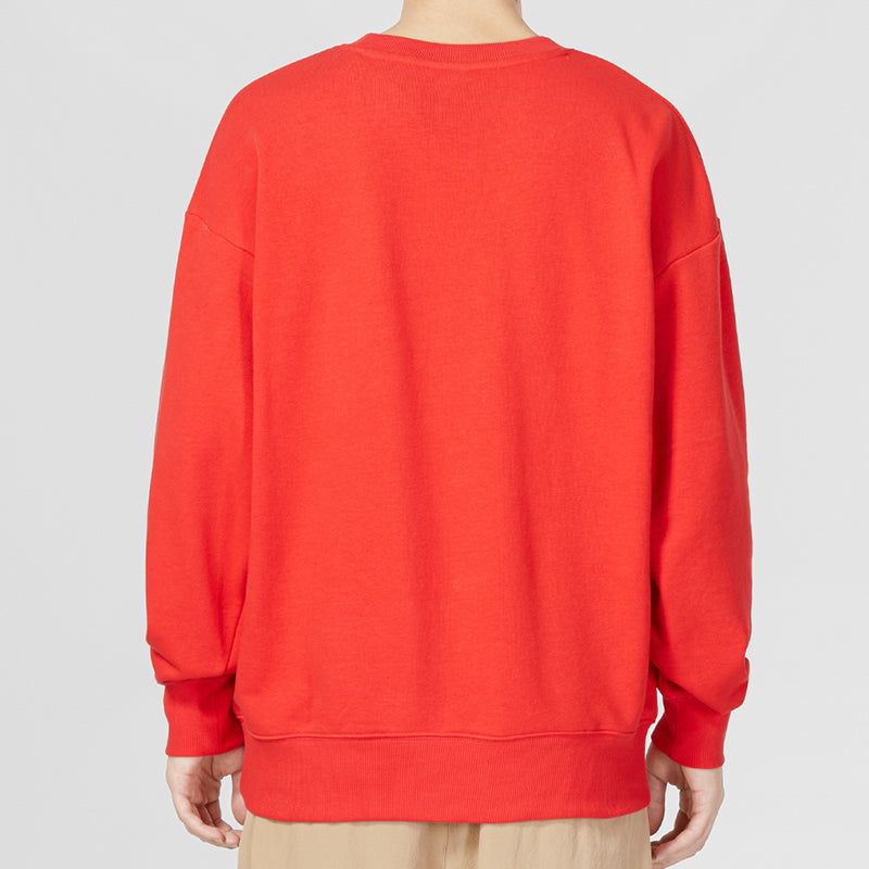 PUMA Essentials CNY Graphic Logo Sweatshirt 'Red' 677414-11 sold by KicksCrew product image thumbnail 4