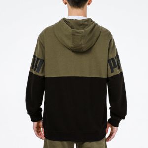 Puma Power Colorbloc Jumper Jacket 'Green' 847724-44 sold by KicksCrew
