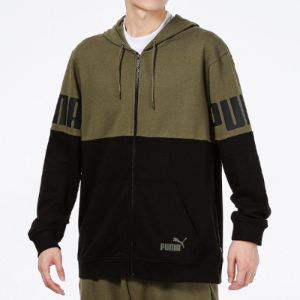 Puma Power Colorbloc Jumper Jacket 'Green' 847724-44 sold by KicksCrew