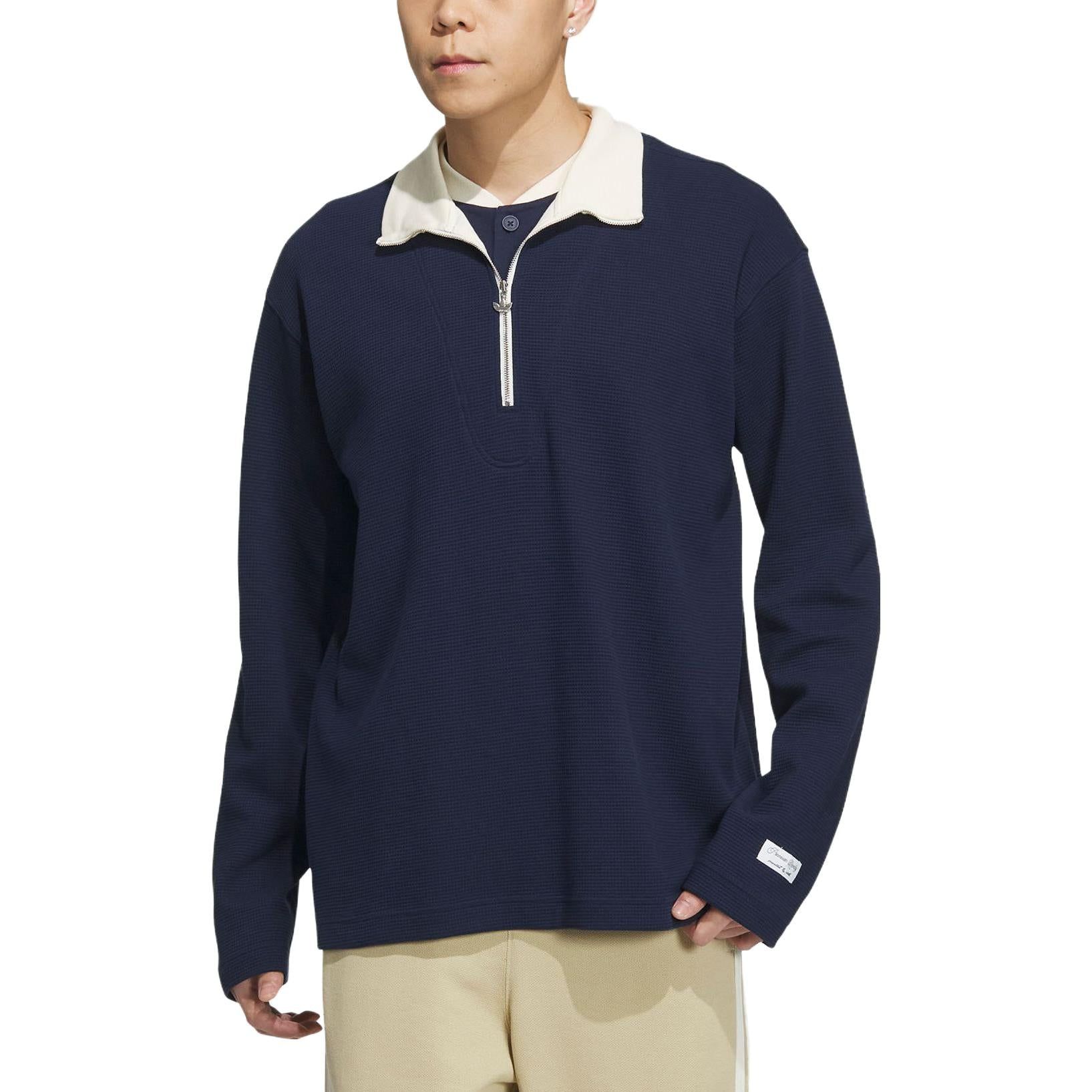 Adidas Originals x Notitle Polo Shirts 'Navy' IN2601 sold by KicksCrew product image thumbnail 3