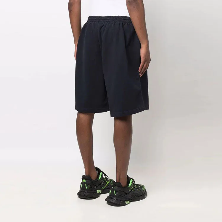 Balenciaga BB Corp Track Shorts 'Dark Blue' 674591TKVB53967 sold by KicksCrew product image thumbnail 3